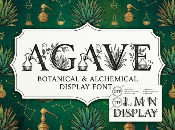 Agave Font for Creative Makers