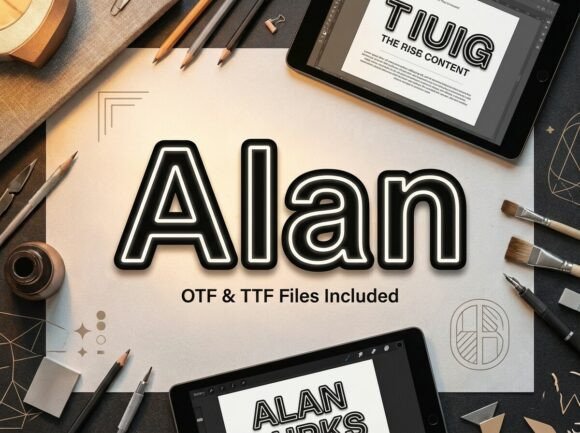 Alan Font: Elegant Display for Modern Campaigns