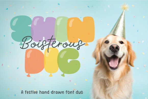 Boisterous Shindig Duo Font