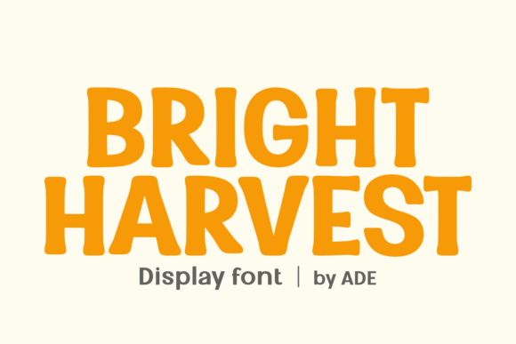 Bright Harvest Font Review