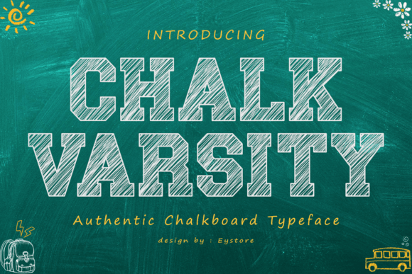 Chalk Varsity Font for Web Design