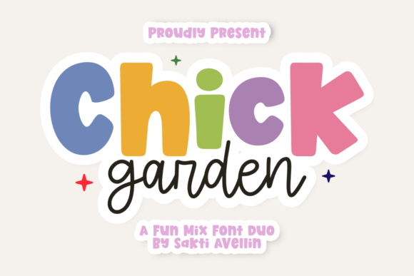 Chick Garden Duo Font