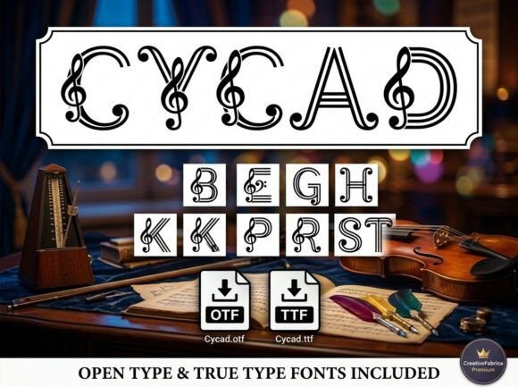 Cycad Font for Creative Design