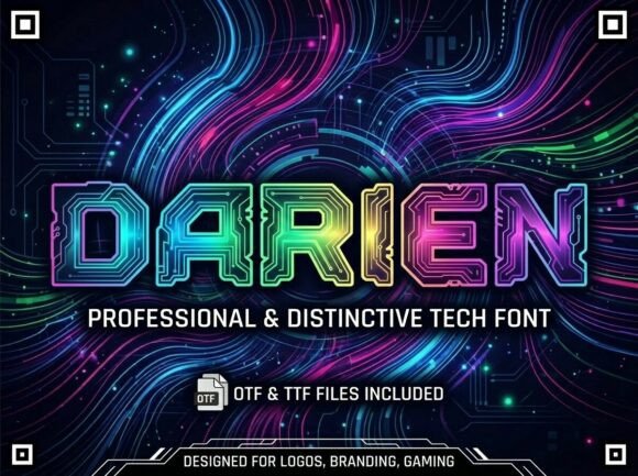Darien Font: Modern Typography