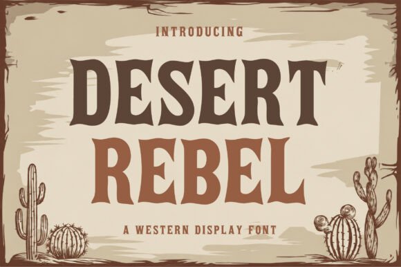Desert Rebel Font for Bold Editorial Design
