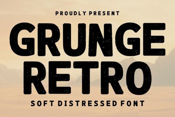 Grunge Retro Font for Bold Design