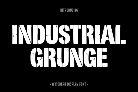 Industrial Grunge Font Review