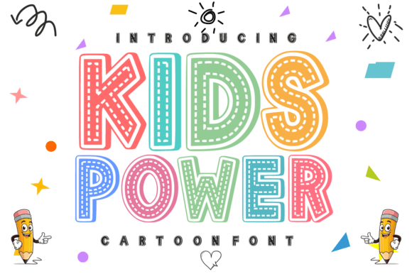Kids Power Font for Bold Web Design