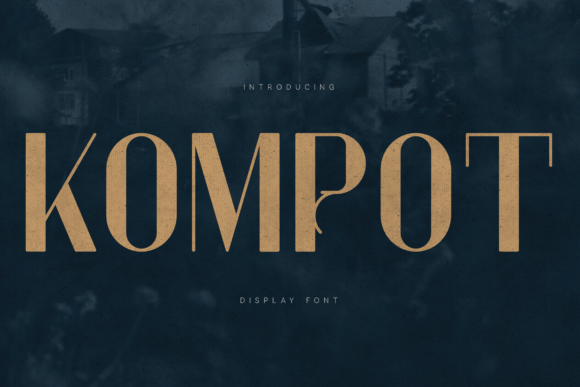 Kompot Font for Web Design