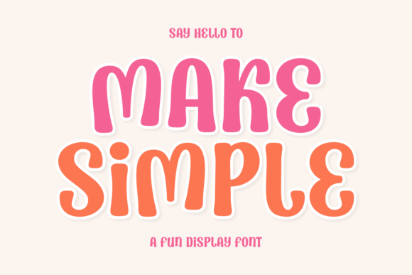 Make Simple Font