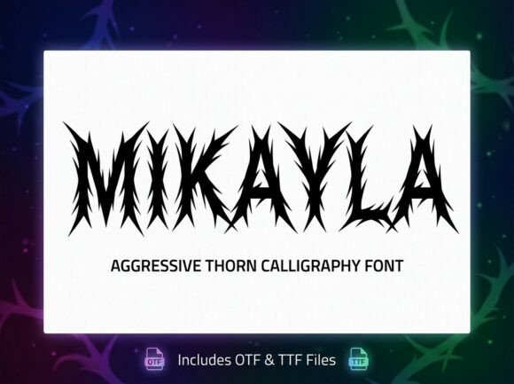 Mikayla: A Bold Font for Business Branding