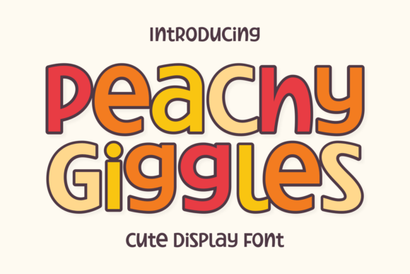 Peachy Giggles Font for Web Design
