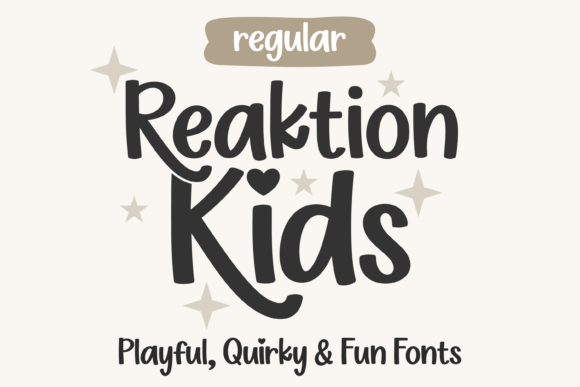 Reaktion Kids Regular Font