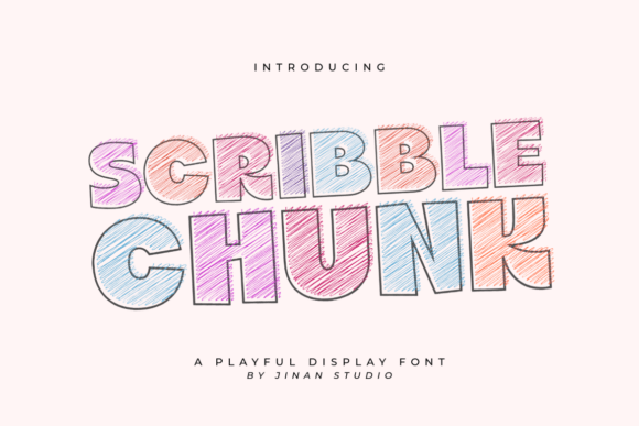 Scrible Chunk Font for Creative Brands