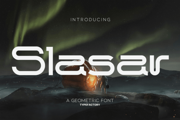 Slasar: A Modern Display Font for Bold Branding