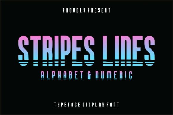 Stripes Lines Font Review