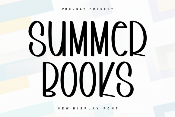 Summer Books Font for Creative Projects