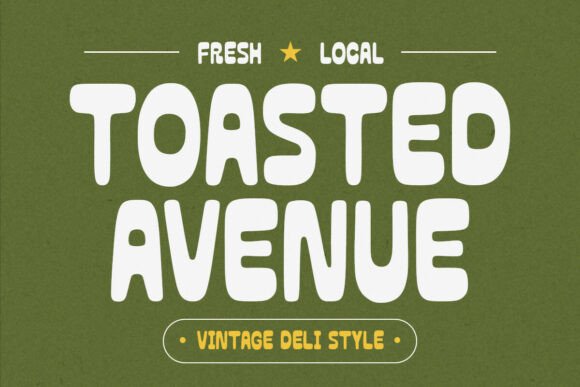 Toasted Avenue Font for Business Branding