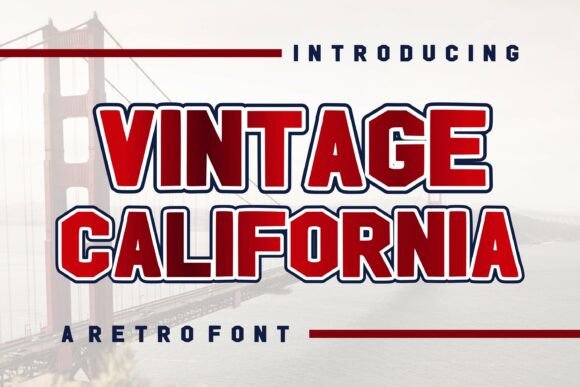 Vintage California Font