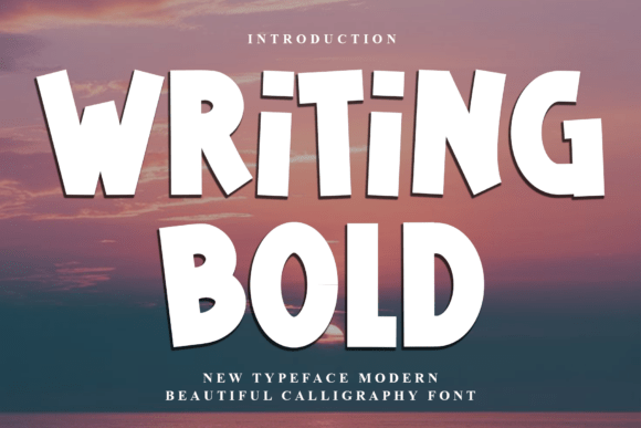 Writing Bold Font for Creative Makers